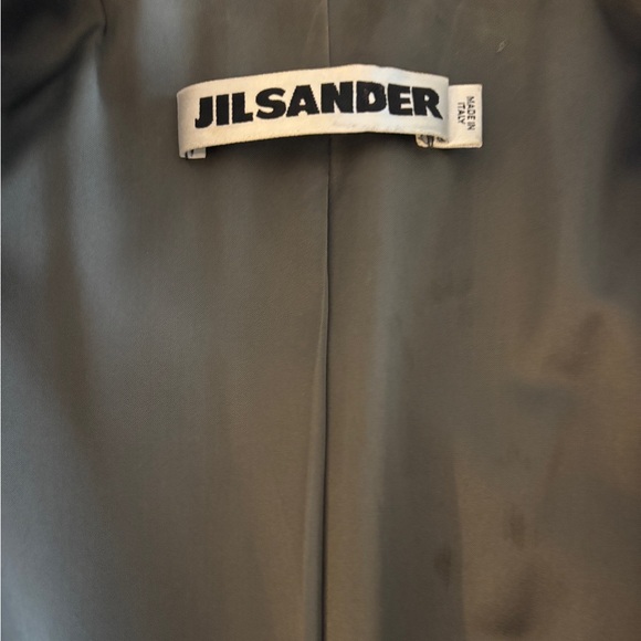 Jil Sander Gray Wool Coat - Picture 7 of 7